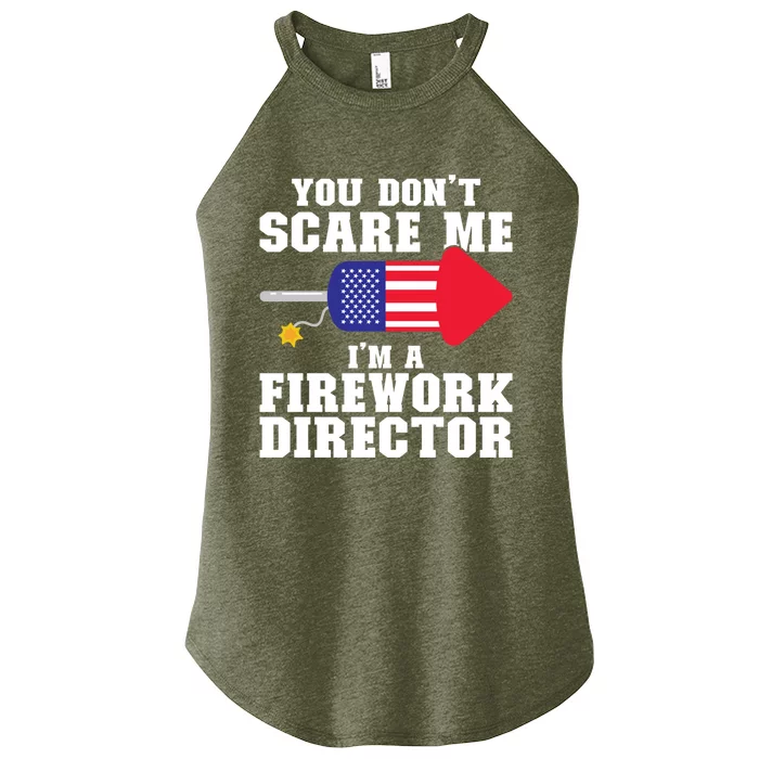 Im A Firework Director Firework Director Gift Women’s Perfect Tri Rocker Tank