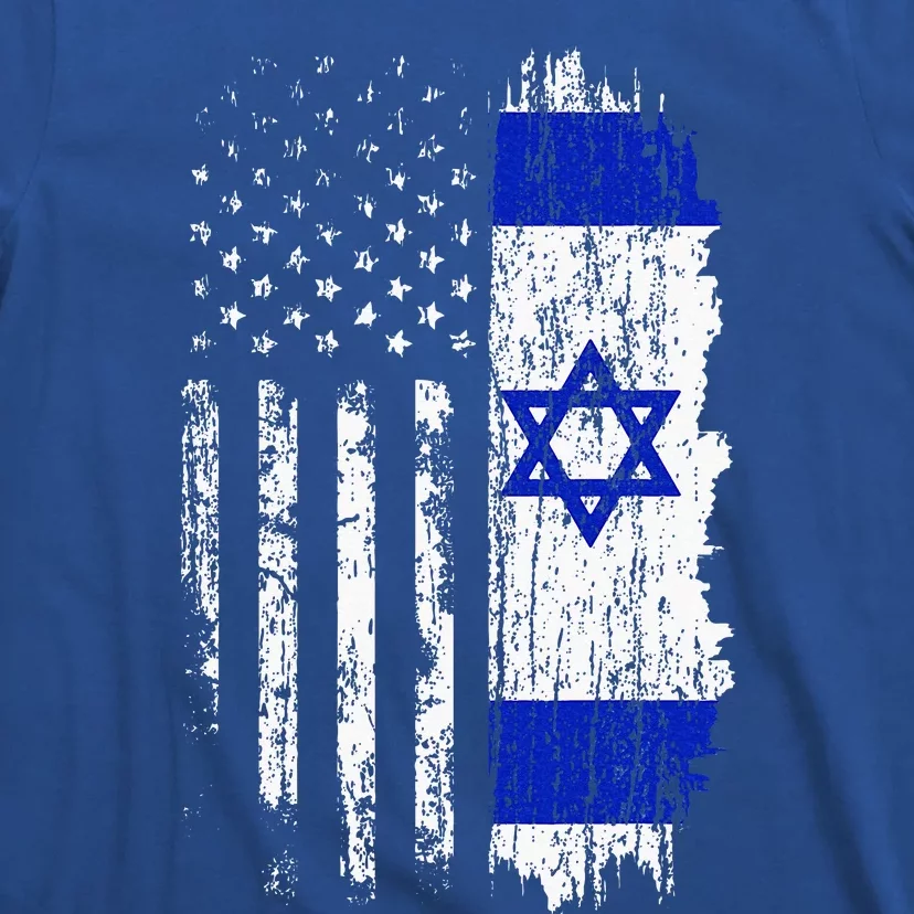 Israeli American Flag Pride Israel USA Israeli T-Shirt