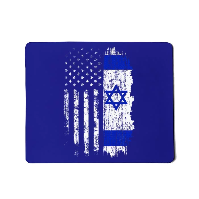 Israeli American Flag Pride Israel USA Israeli Mousepad