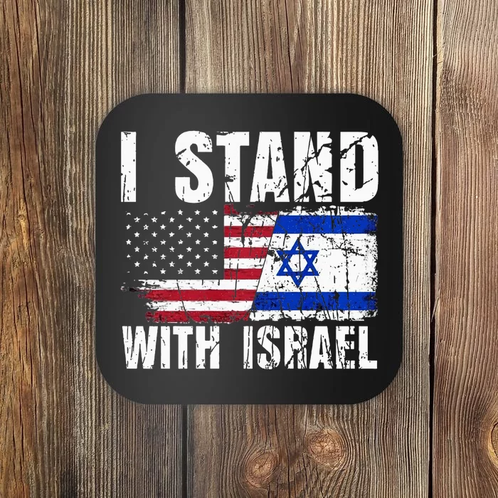 Israeli American Flag Pride Israel USA Star of Jerusalem Coaster