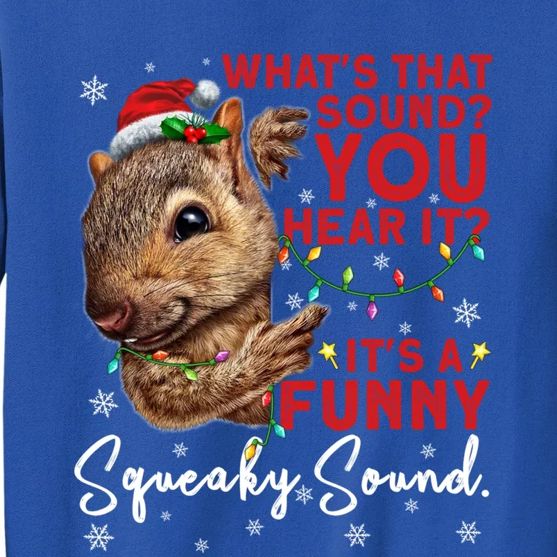 ItS A Funny Squeaky Sound Gift Christmas Squirrel Gift Sweatshirt