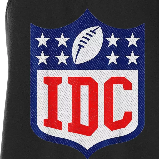 IDC American Football Lover 1 funny sport Women's Racerback Tank