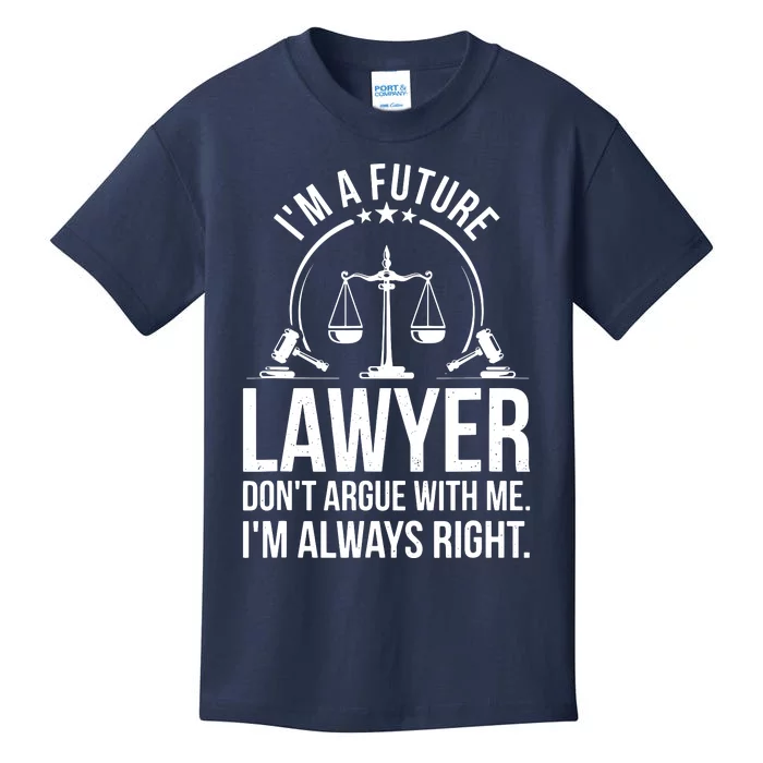 Im A Future Lawyer Apparel Law Student Gift Kids T-Shirt