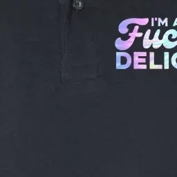 Im A Fucking Delight Funny Sarcasm Im A Delight Tie Dye Softstyle Adult Sport Polo