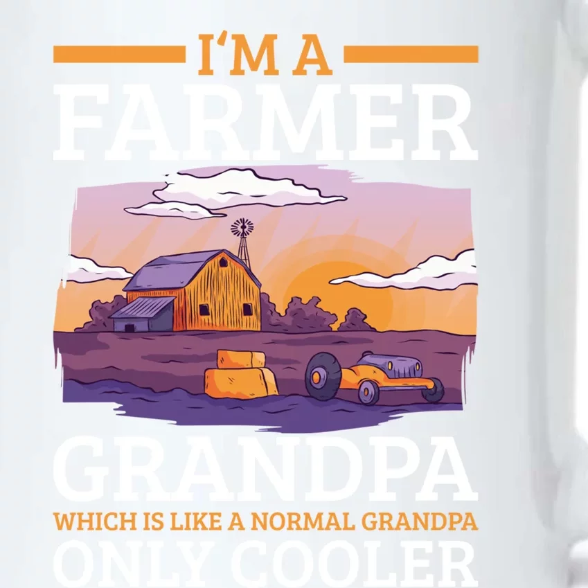 I'm A Farmer Grandpa Which Is Like A Normal Grandpa Cooler Cute Gift Black Color Changing Mug