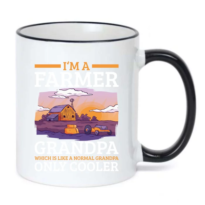 I'm A Farmer Grandpa Which Is Like A Normal Grandpa Cooler Cute Gift Black Color Changing Mug