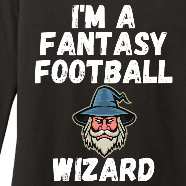 I’m A Fantasy Football Wizard, Funny Fantasy Football Guru Womens CVC Long Sleeve Shirt