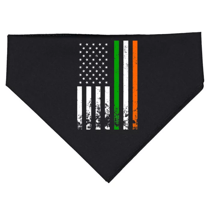 Irish American Flag Ireland Flag ST PATRICKS DAY Gift Lucky USA-Made Doggie Bandana