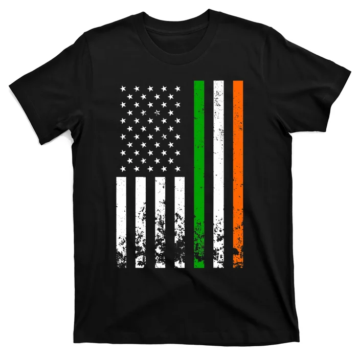 Irish American Flag Ireland Flag ST PATRICKS DAY Gift Lucky T-Shirt