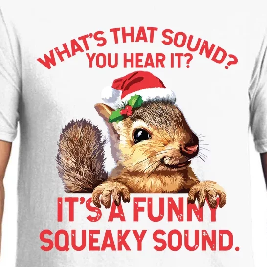 Its A Funny Squeaky Sound Christmas Squirrel Pajama Set