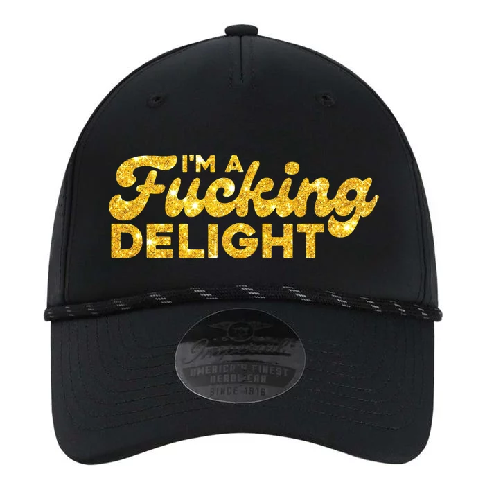 Im A Fucking Delight Funny Sarcasm Im A Delight Tie Dye Performance The Dyno Cap