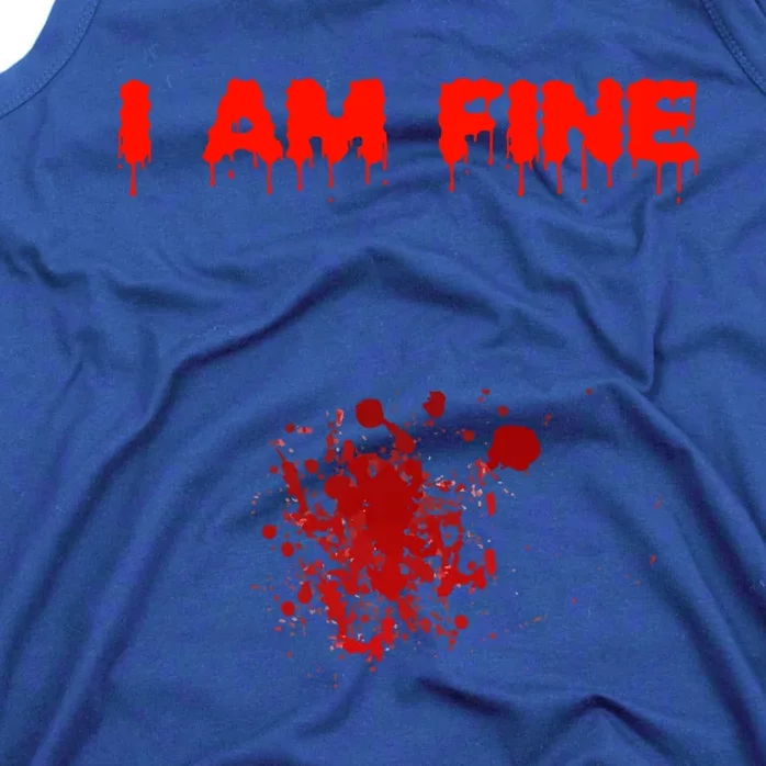 I Am Fine Funny Gift Tank Top