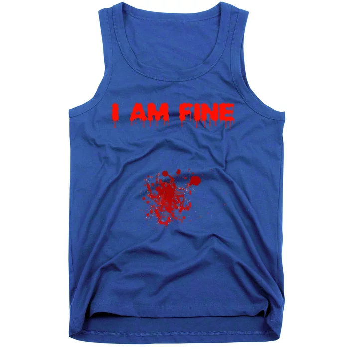 I Am Fine Funny Gift Tank Top