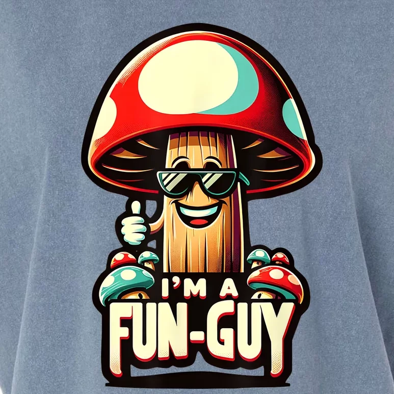 IM A Funguy Amusing Mushroom EnthusiastS Funny Pun Garment-Dyed Women's Muscle Tee