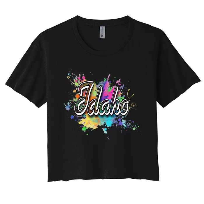 Idaho Apparel For Men Women & Kids Idaho Women's Crop Top Tee