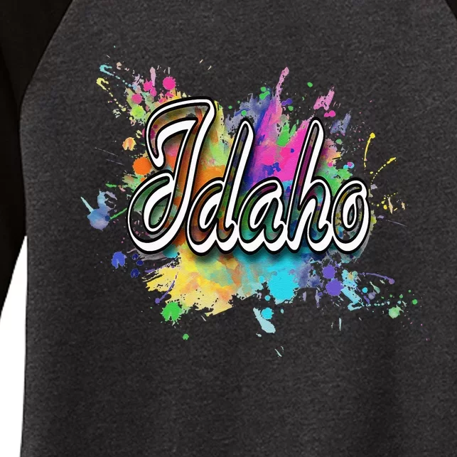 Idaho Apparel For Men Women & Kids Idaho Women's Tri-Blend 3/4-Sleeve Raglan Shirt