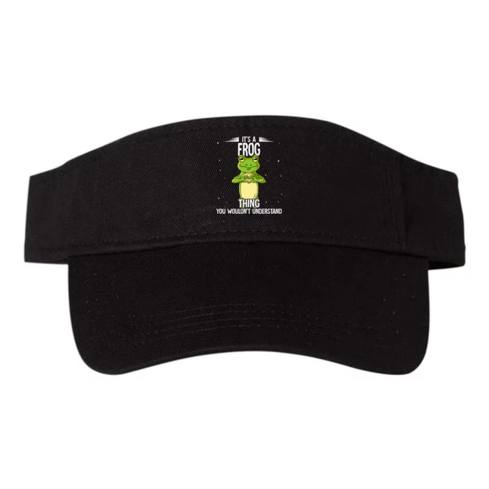 Its A Frog Thing Frog Valucap Bio-Washed Visor