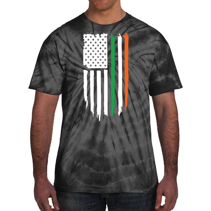 Irish American Flag Tie-Dye T-Shirt