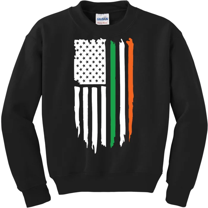 Irish American Flag Kids Sweatshirt