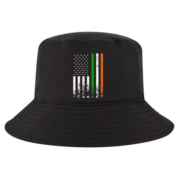 Irish American Flag Ireland Flag ST PATRICKS DAY Gift Lucky Cool Comfort Performance Bucket Hat