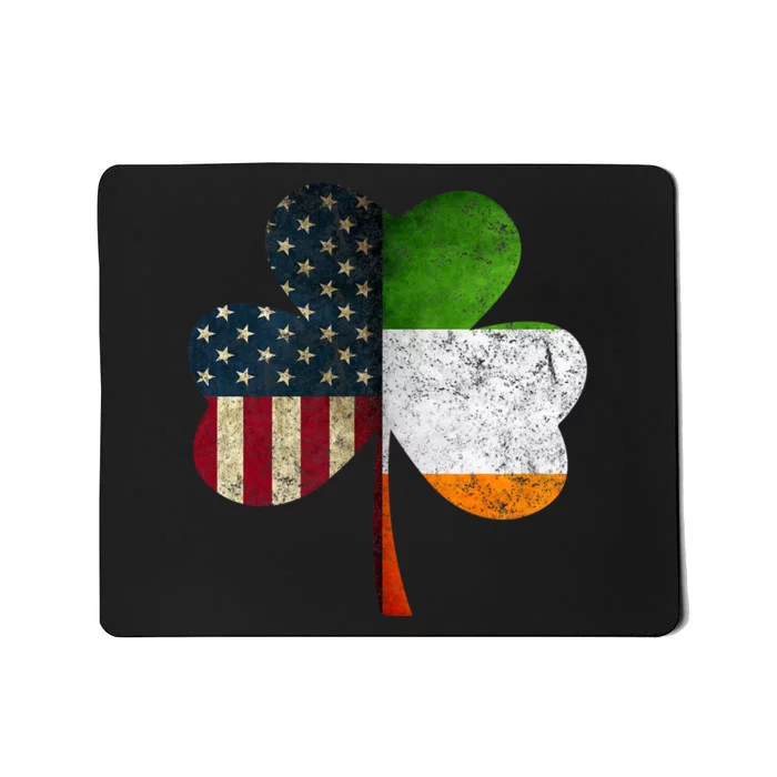 Irish American Flag Shamrock St. PatrickS Day Mousepad