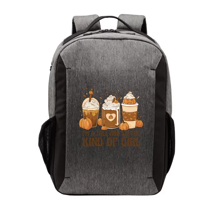 I'm A Fall And Coffee Kind Of Girl Vector Backpack