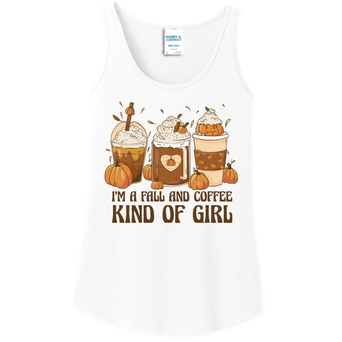 I'm A Fall And Coffee Kind Of Girl Ladies Essential Tank