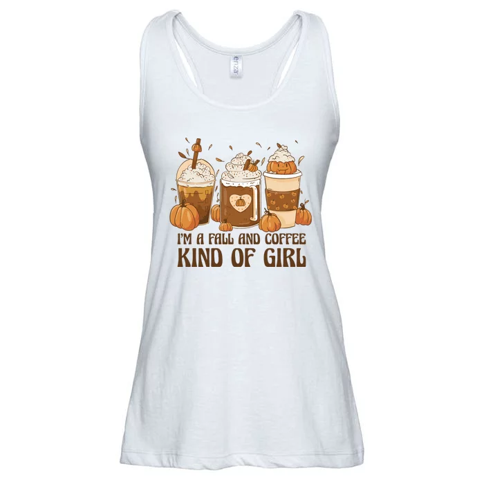 I'm A Fall And Coffee Kind Of Girl Ladies Essential Flowy Tank