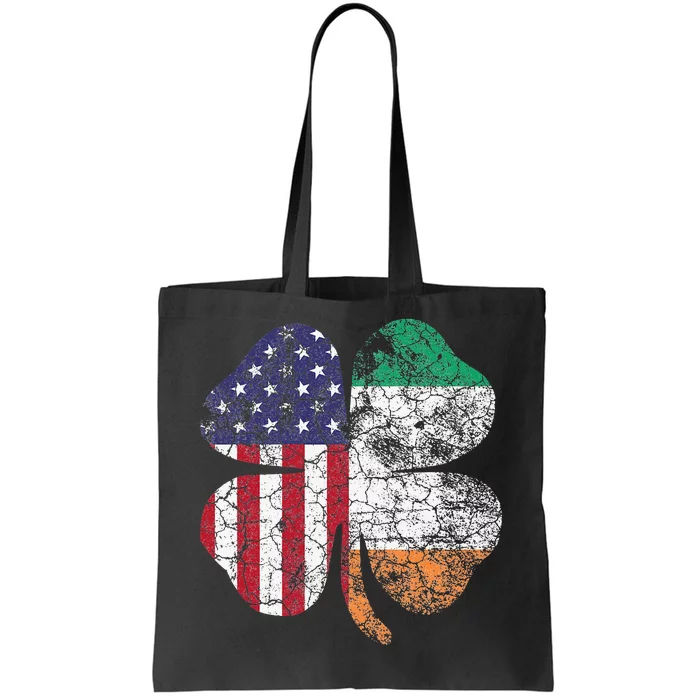 Irish American Flag Ireland Flag ST PATRICKS DAY Gift Lucky Tote Bag