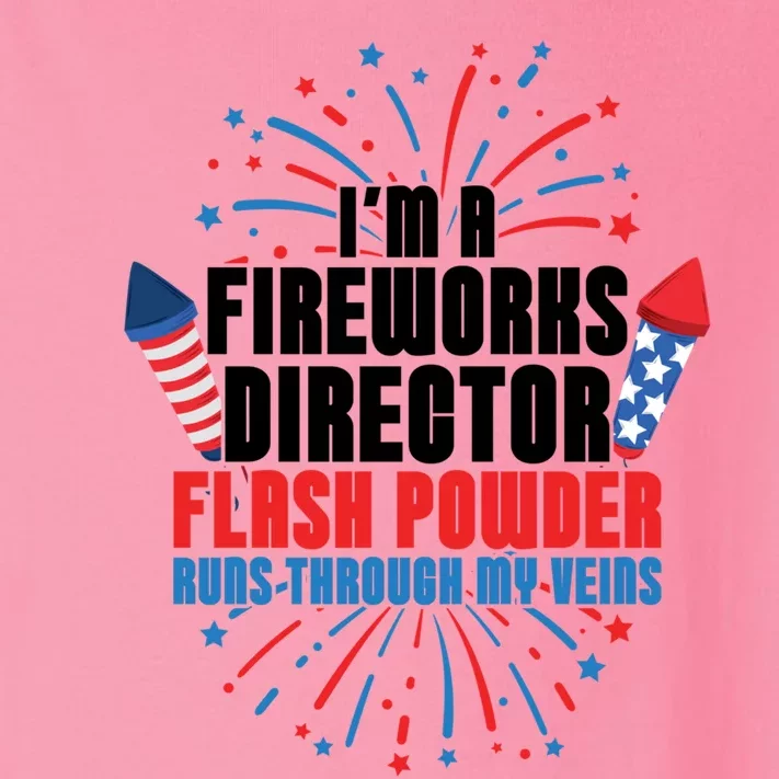 Im A Fireworks Director Power 4th Of July Meaningful Gift Toddler Long Sleeve Shirt