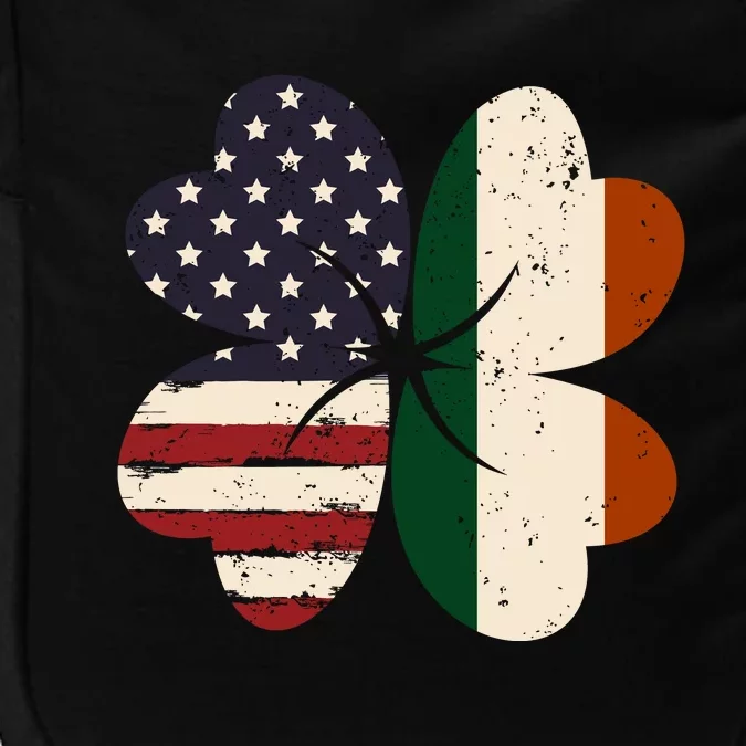 Irish American Flag Shamrock Impact Tech Backpack