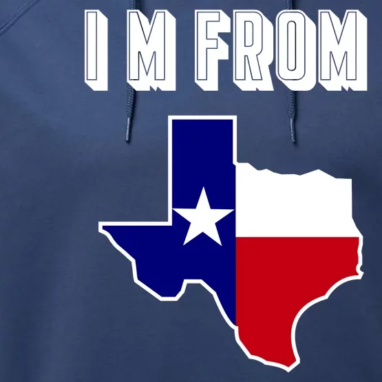 I Am From Texas Performance Fleece Hoodie