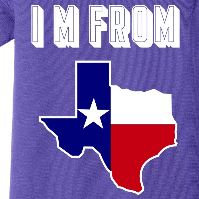 I Am From Texas Baby Bodysuit