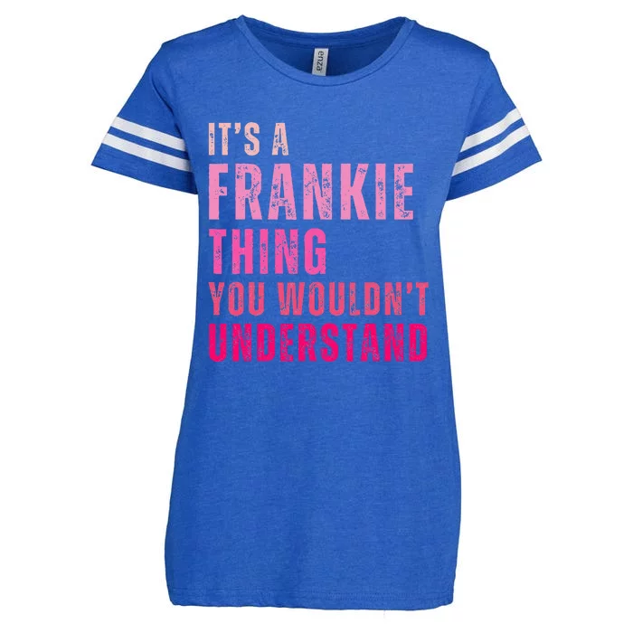 ItS A Frankie Thing You WouldnT Understand Vintage Enza Ladies Jersey Football T-Shirt