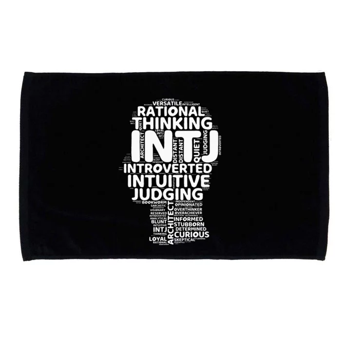 INTJ Architect Funny Introvert Personality Relationship Microfiber Hand Towel