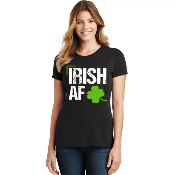 Irish Af Funny St Patricks Day Women's T-Shirt