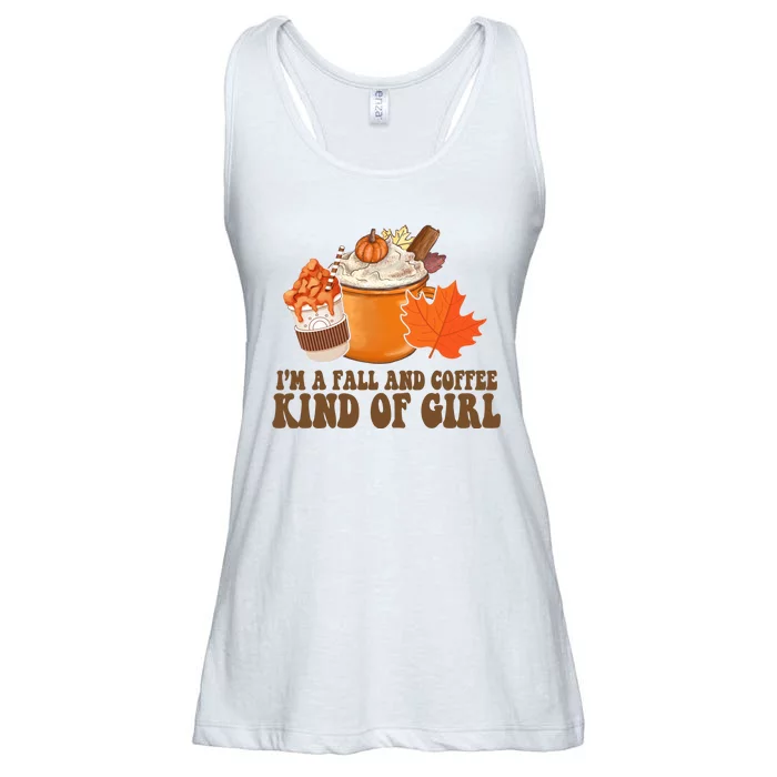 Im A Fall And Coffee Kind Of Girl Cute Ladies Essential Flowy Tank