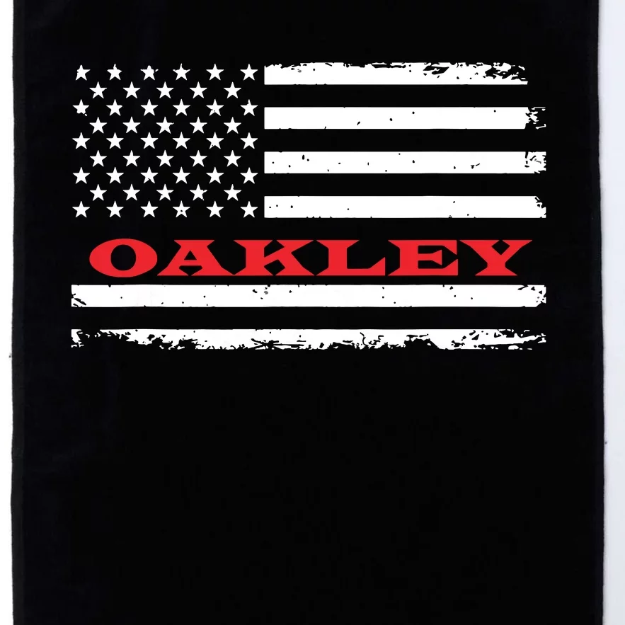 Idaho American Flag Oakley Usa Patriotic Souvenir Platinum Collection Golf Towel