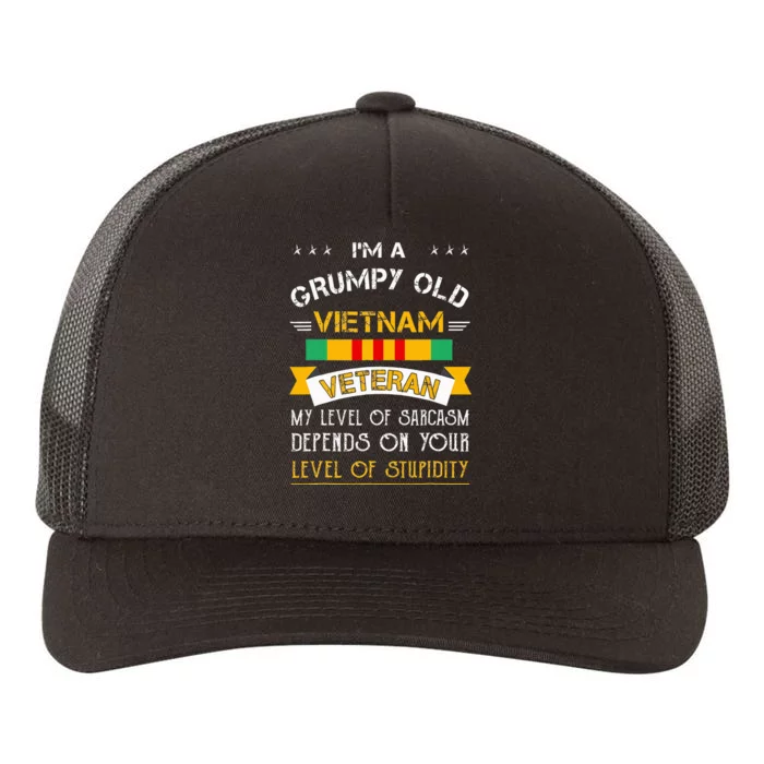 Im A Grumpy Old Vietnam Veteran Yupoong Adult 5-Panel Trucker Hat