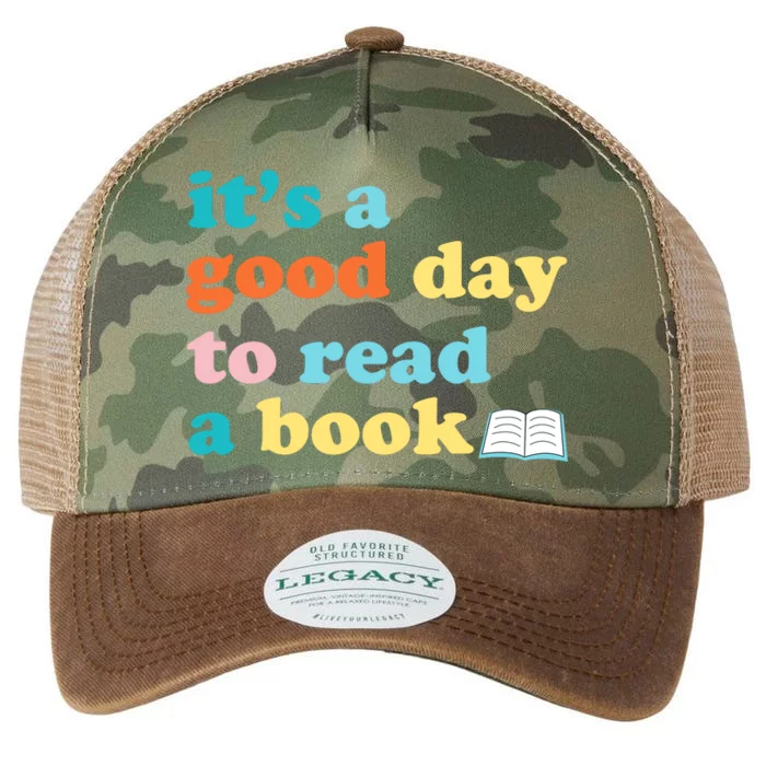 ItS A Good Day To Read A Book Legacy Tie Dye Trucker Hat