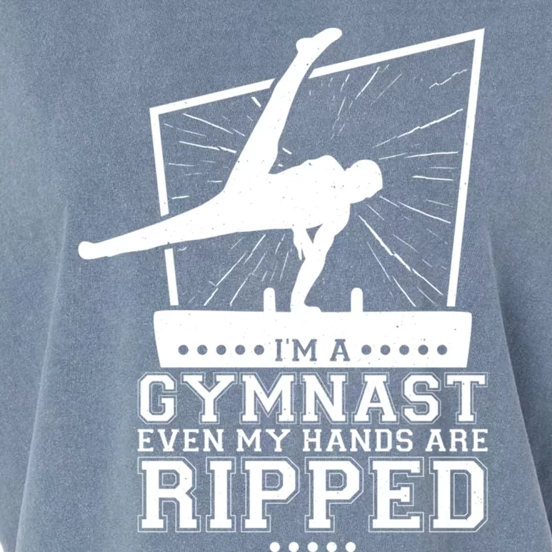 IM A Gymnast Even My Hands Are Ripped Gymnastic Great Gift Garment-Dyed Women's Muscle Tee