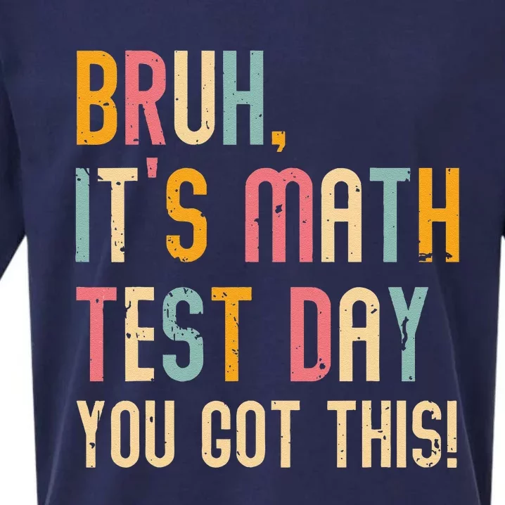 Its A Good Day To Do Math Test Day Funny Math Teachers Sueded Cloud Jersey T-Shirt