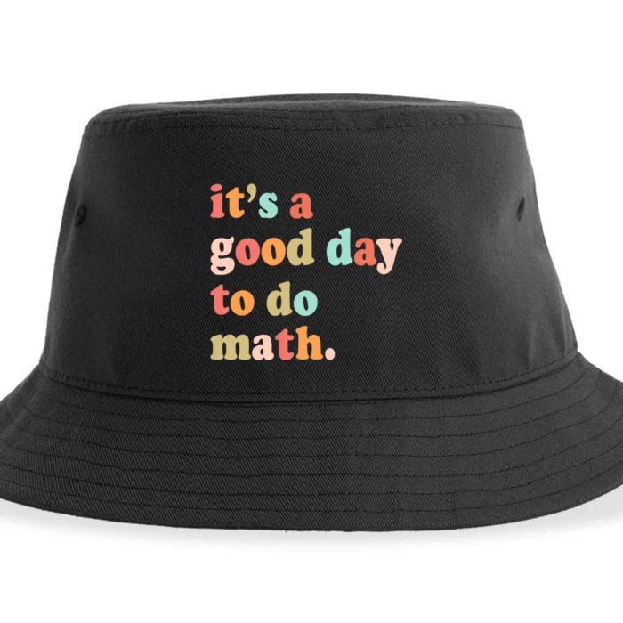 Its A Good Day To Do Math Test Day Testing Math Teachers Sustainable Bucket Hat