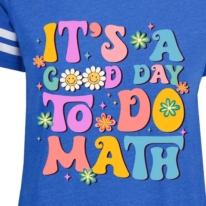 ItS A Good Day To Do Math Teachers Wo Funny Math Enza Ladies Jersey Football T-Shirt