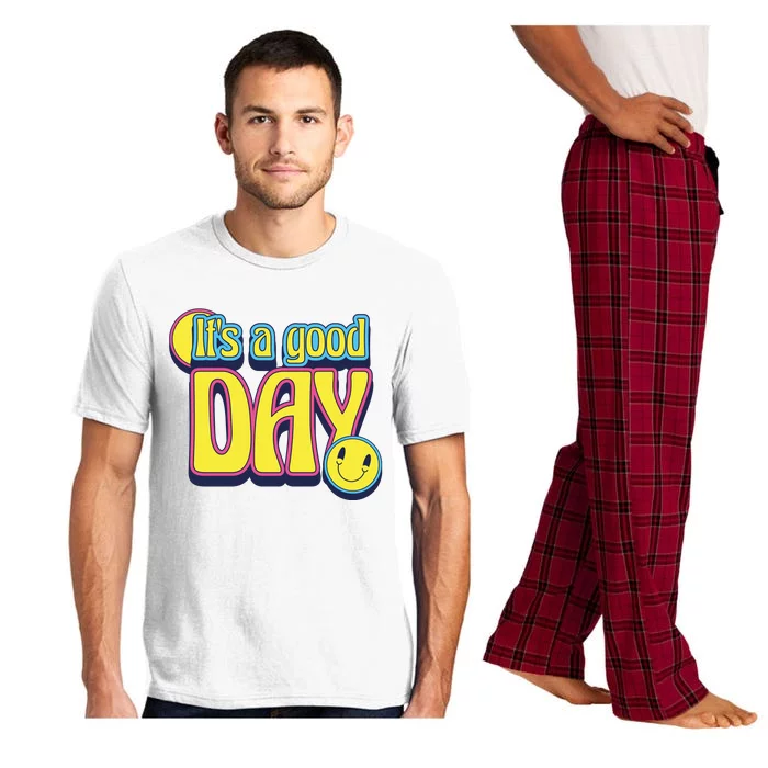 It's A Good Day Retro Positive Happy Pajama Set