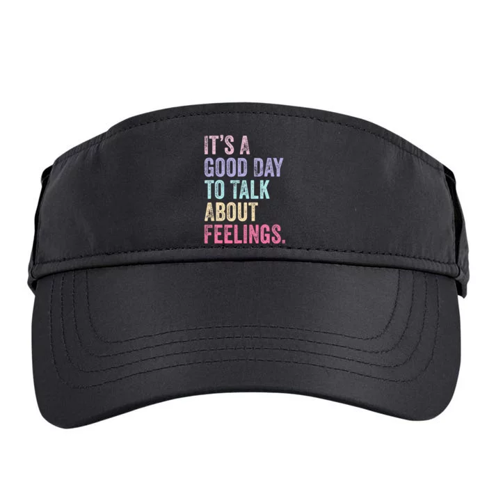 ItS A Good Day To Talk About Feelings Adult Drive Performance Visor