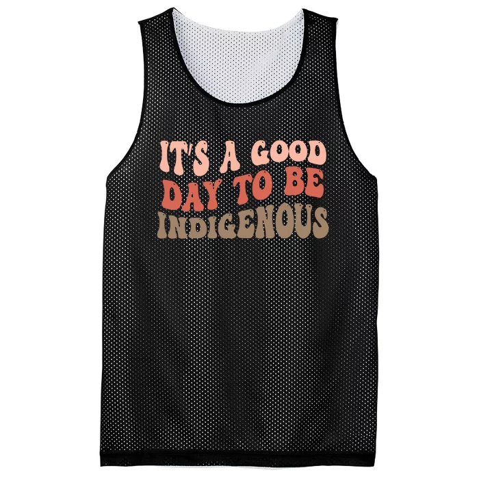 ItS A Goodday To Be Indigenous Mesh Reversible Basketball Jersey Tank