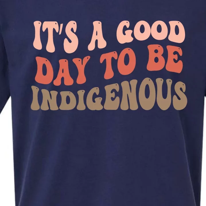 ItS A Goodday To Be Indigenous Sueded Cloud Jersey T-Shirt