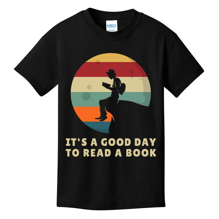 Its A Good Day To Read A Book Outfit For Funny Book Lover Kids T-Shirt