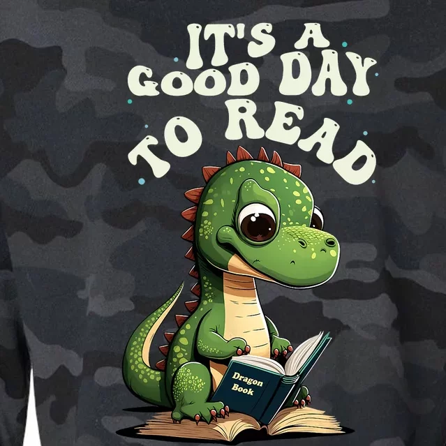 Its A Good Day To Read A Book Teachers Library Book Lovers Cropped Pullover Crew